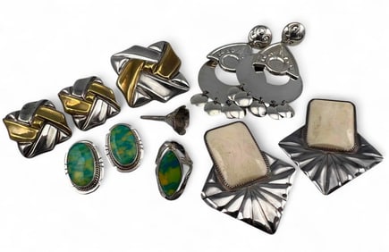 Vintage Mexican Sterling Silver Jewelry