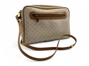 Vintage Gucci Micro GG Monogram Crossbody Shoulder Bag