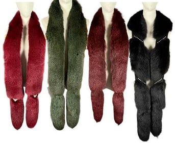 Grouping Of Fox Fur Stoles