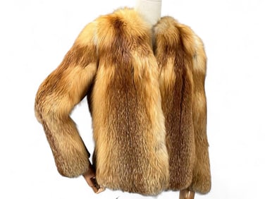 Red Fox Fur Coat