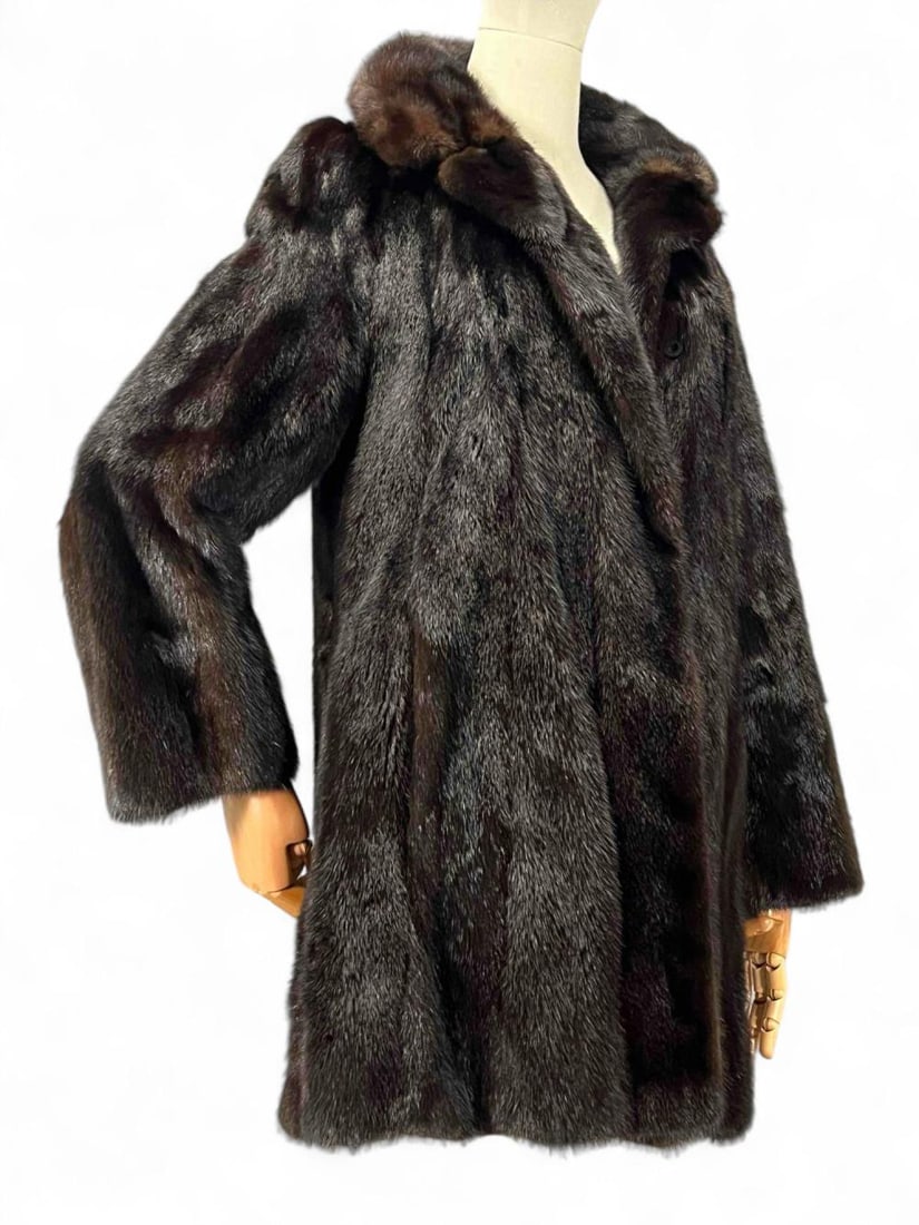 Vintage Stroller Length Mink Coat (1 of 9)