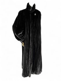 Blacklama Mink Fur Coat