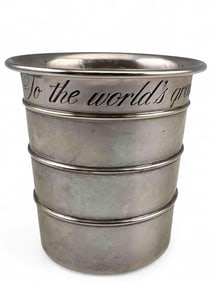 Towle Sterling Silver Measuring Cup "To the World's Greatest Cook"