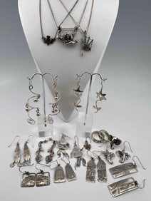 Sterling Silver Jewelry Including San Francisco Themed Pieces