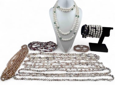 Freshwater Pearl Necklaces & Bracelets