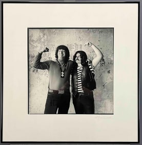 Herbie Greene (American, b. 1942) Jerry Garcia & Ron "Pigpen" McKernan, Silver Gelatin Print