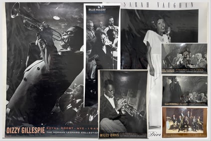 Grouping Of Jazz Musician Posters