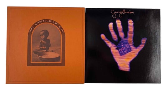 George Harrison, Living In The Material World & The Concert For Bangladesh Vinyl Albums