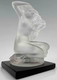 Lalique "Floreal" Frosted Crystal Figure