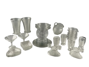 Anchor Hocking "Manhattan" Art Deco Glassware