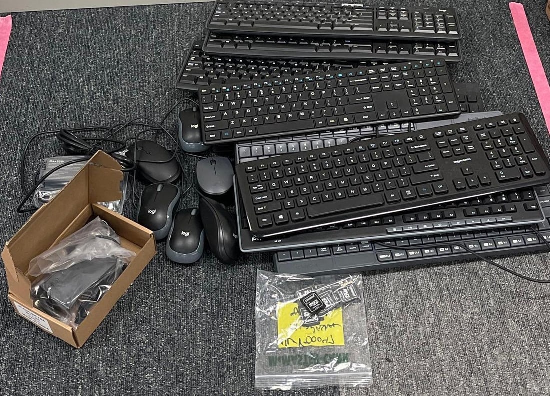 Logitech Keyboards, SD Micro Cards, And More (1 of 8)