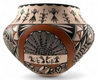 Louis And Nadine Mansfield, Acoma Pottery Vase