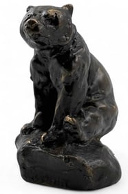Philip R. Goodwin (American, 1881-1935) Seated Bear, Bronze