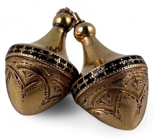 Pair Of Antique 14k Earrings