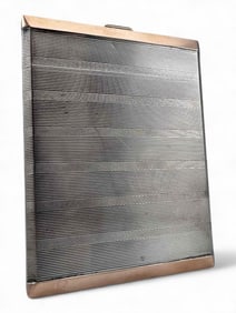 Vintage Ambercombie & Fitch Sterling Silver & Rose Gold Cigarette Case