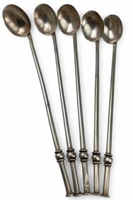 Vintage Uxmal Mexico Sterling Silver Mint Julep Spoons