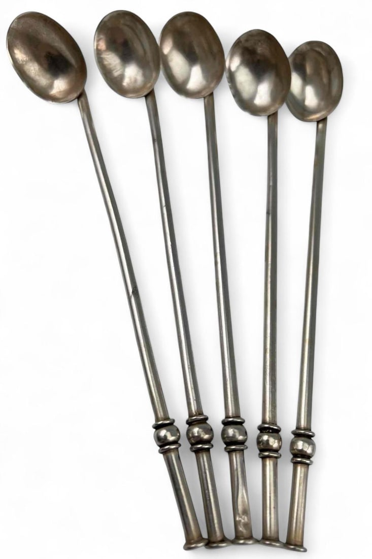 Vintage Uxmal Mexico Sterling Silver Mint Julep Spoons (1 of 6)