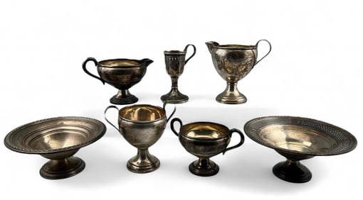 Lot Of Sterling Silver Tableware