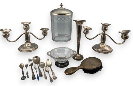 Grouping Of Silver Tableware