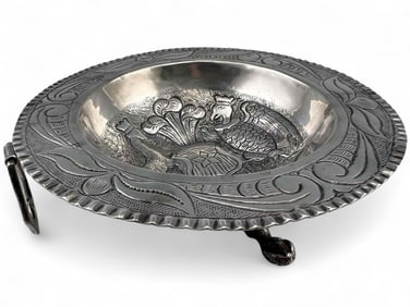 Chile Coat of Arms 900 Silver Dish
