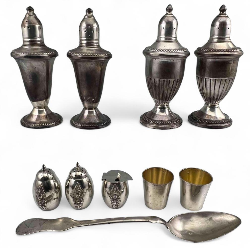 Grouping Of Silver Tableware (1 of 17)