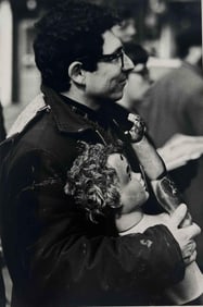 Wolf Von Dem Bussche (German, 1934-2014), Poet Dick Lourie With Doll, Photograph