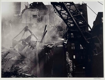 Richard Blair (American, b. 1948), Demolition In the Bronx, N.Y.