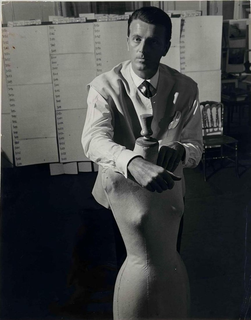 Robert Doisneau (French, 1912-1994), Portrait Of Hubert de Givenchy, Photograph: Robert Doisneau (French, 1912-1994), Portrait Of Hubert de Givenchy, Photograph. Verso stamped "Photo Robert Doisneau from Rapho Guiliumette Pictures 59 East 54th Street New York 22, N.Y. PLaza 5-0712