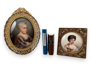 Miniature Portraits & Miniature Books