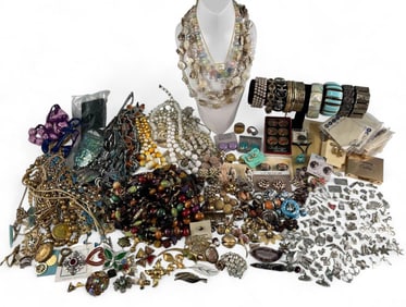 Large Costume Jewelry Lot