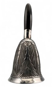 Persian Sterling Silver Table Bell