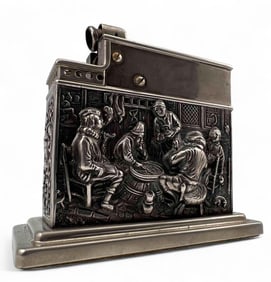 Silver Repoussé Table Lighter