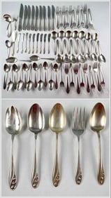 Gorham Sterling Silver Lily Of The Valley Flatware Service