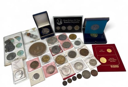 Collection Of Coins & Medals
