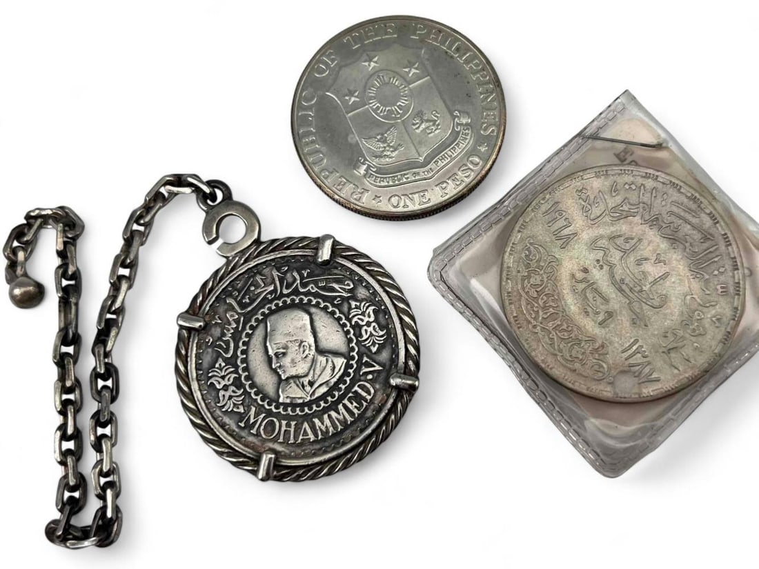 Three Silver World Coins (1 of 5)