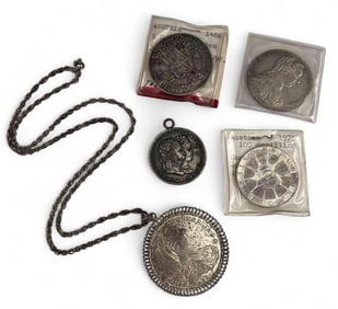 Five Austrian Silver Coins