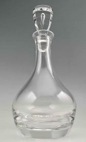 Steuben Teardrop Whiskey Decanter