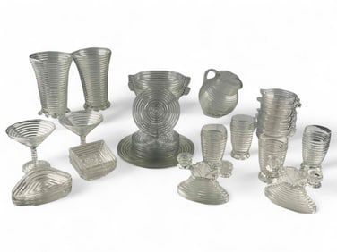 Anchor Hocking "Manhattan" Art Deco Glassware