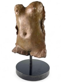 Marianne de Hatten Groh ( French-American, 1935-2025), Female Torso, Cast Bronze