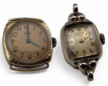 Two Vintage 14K Watches