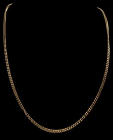 Italian 18K Yellow Gold Chain Necklace