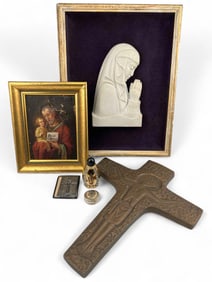 Grouping Of Religious Art & Collectibles