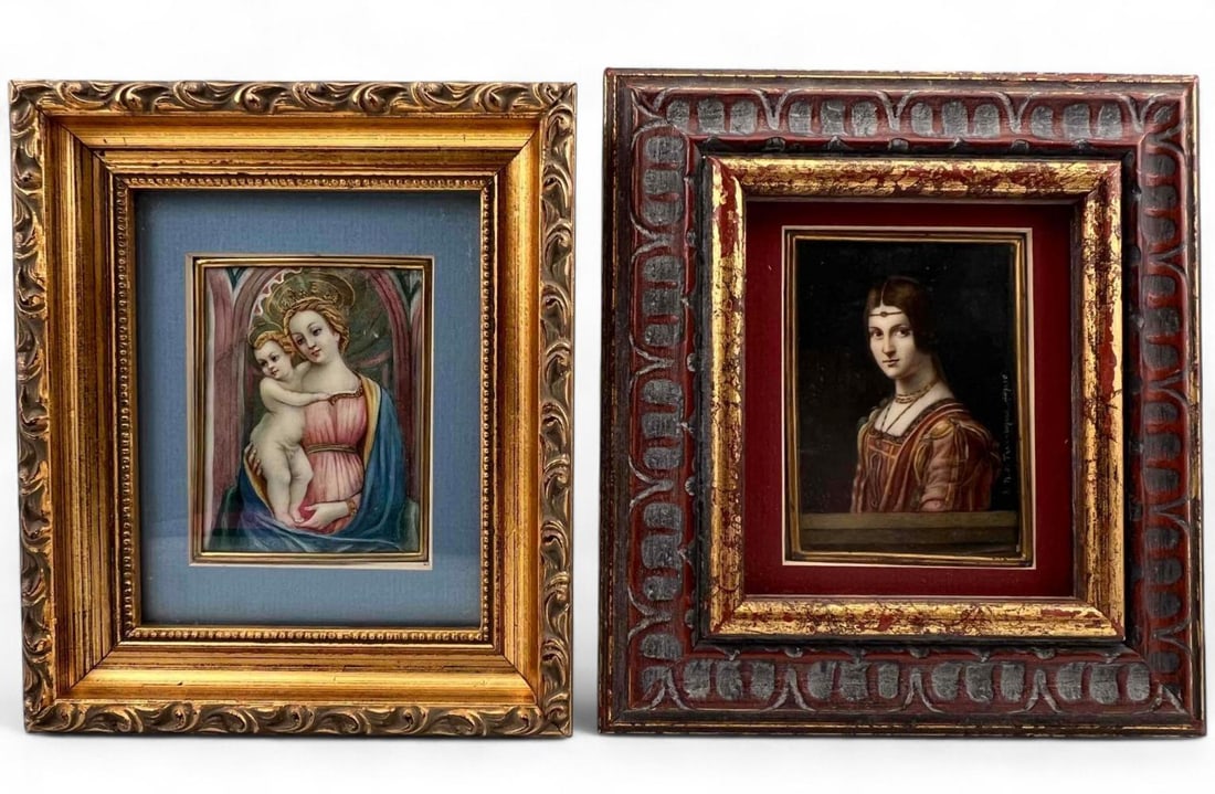 Two Italian Miniature Paintings (1 of 13)