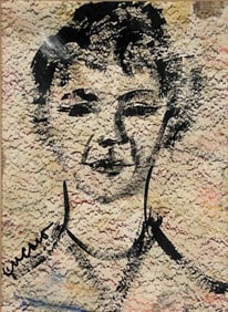 Pascal Cucaro (American, 1915-2004), Portrait Of A Boy, Work On Paper