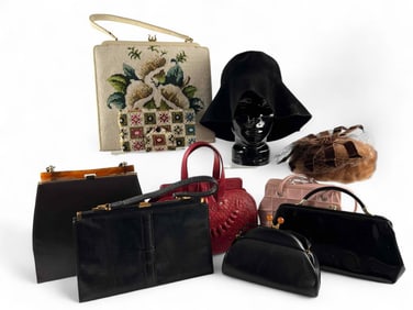 Vintage Purses, Hats & Accessories