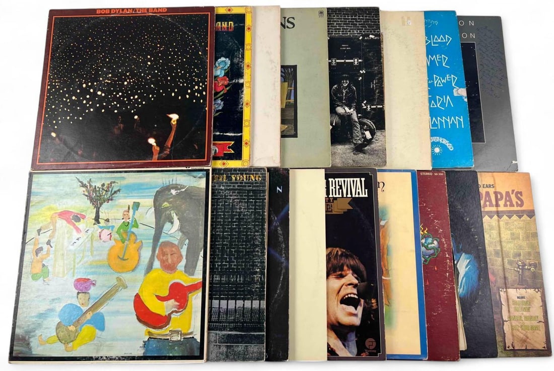 Lot Of Vinyl Records Including Van Morrison, Cat Stevens, Creedence Clearwater Revival (1 of 20)