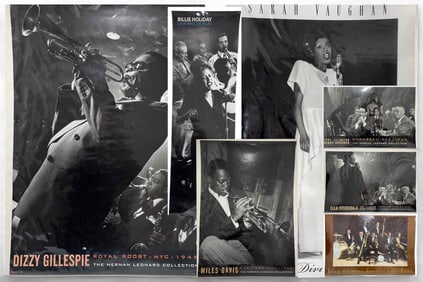 Grouping Of Jazz Musician Posters