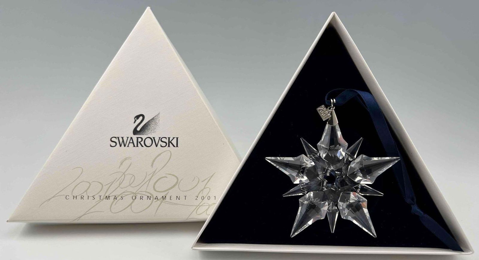 Swarovski Crystal Snowflake Ornament, 2001, With Original Box (1 of 3)