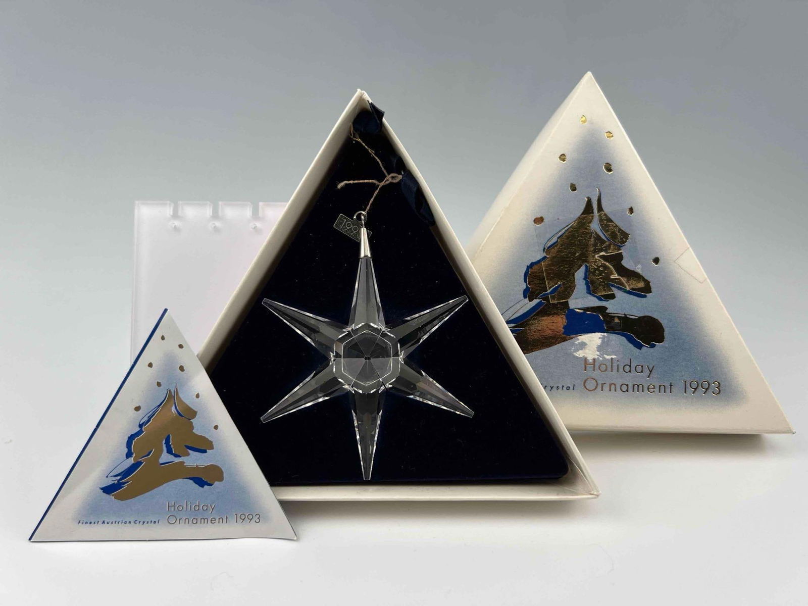 Swarovski Crystal Snowflake Ornament, 1993, With Original Box (1 of 1)