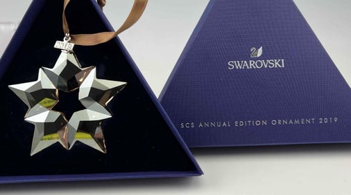 Swarovski Crystal Snowflake Ornament, 2019, With Original Box
